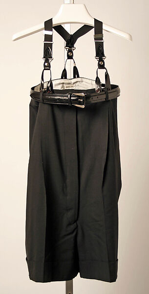 Dress, Jean Paul Gaultier (French, born 1952), a) wool, cotton, plastic; b) synthetic, plastic, metal; c) plastic, metal, French