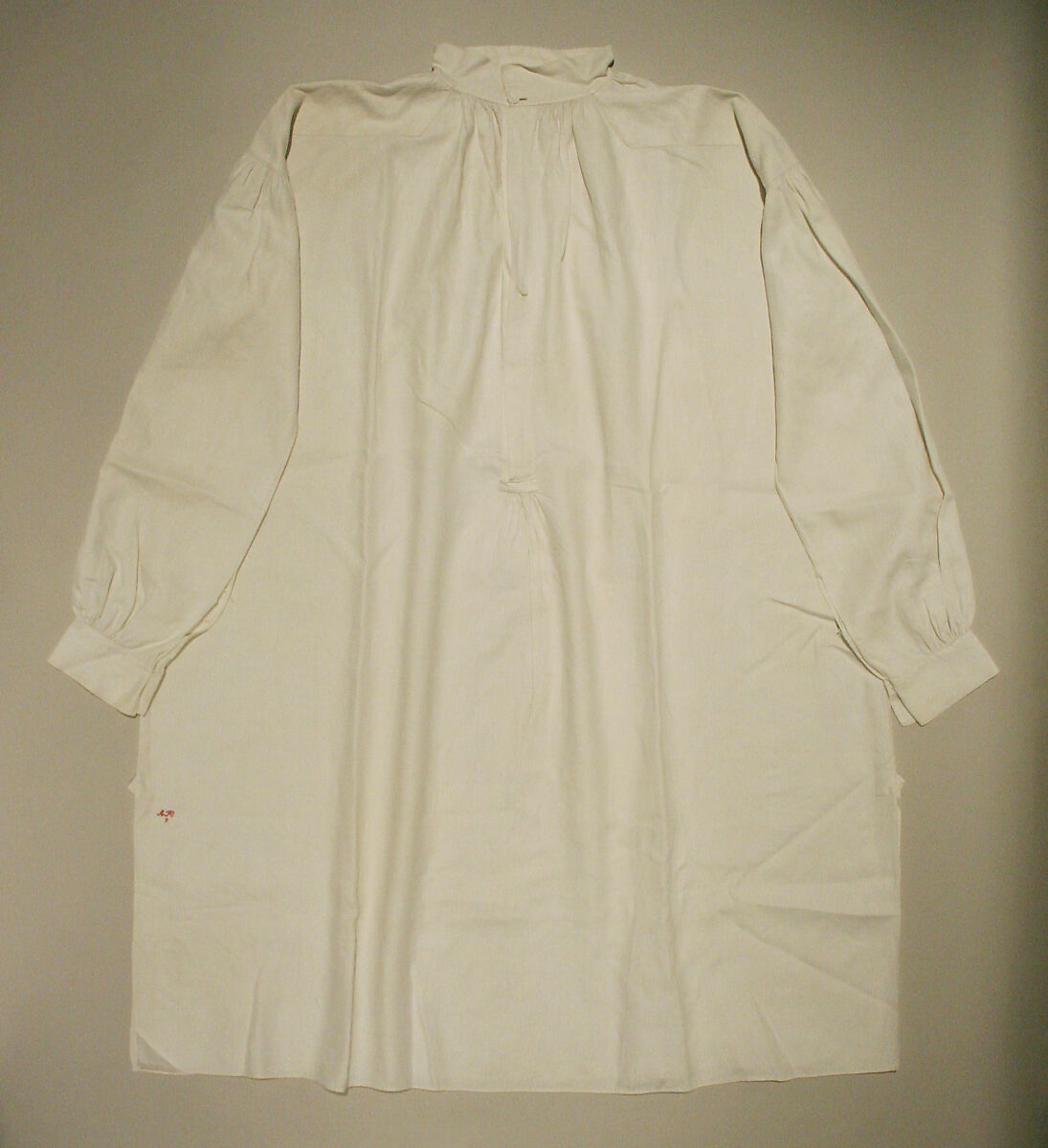 Shirt, linen, cotton, American 