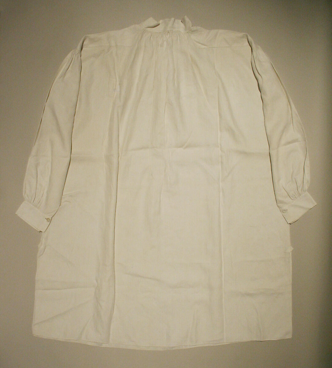 Shirt, linen, cotton, American