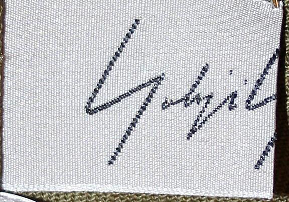 Ensemble, Yohji Yamamoto (Japanese, born Tokyo, 1943), a,b) cotton, Japanese