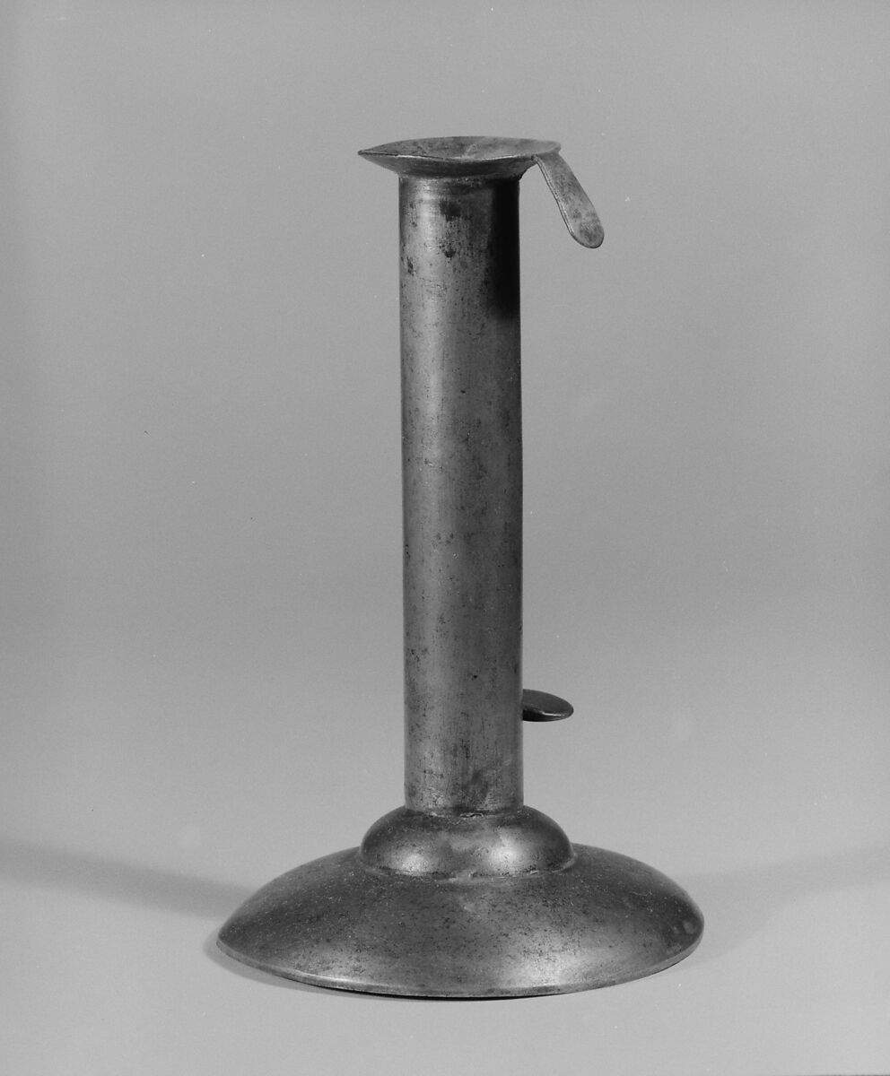 Candlestick, United Society of Believers in Christ’s Second Appearing (“Shakers”) (American, active ca. 1750–present), Tin, American, Shaker 