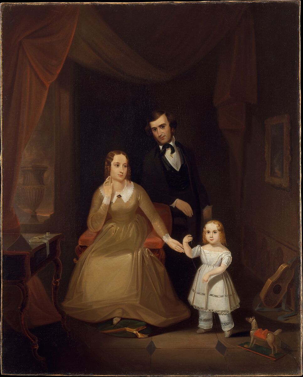 The Williamson Family, John Mix Stanley (American, Canandaigua, New York 1814–1872 Detroit, Michigan), Oil on canvas, American 