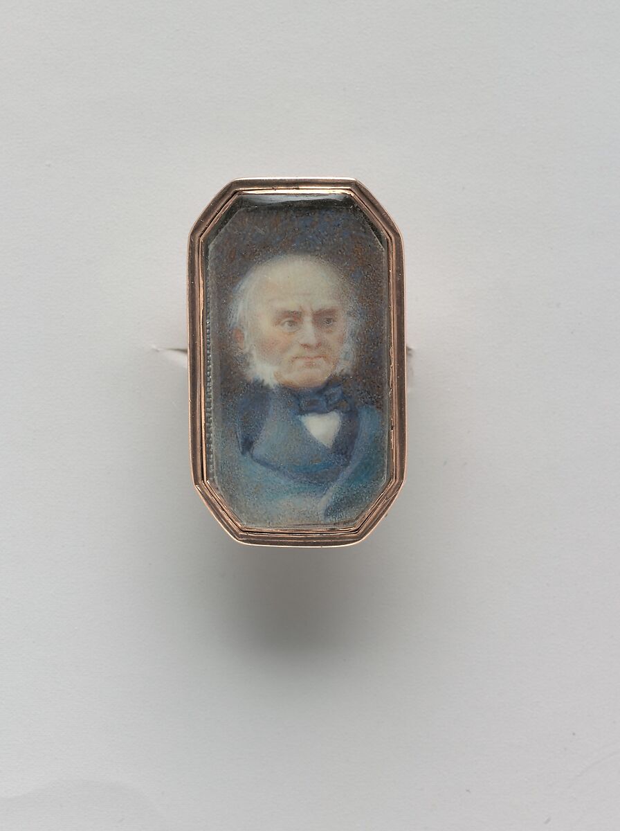 Martin Van Buren, Watercolor on ivory, American 