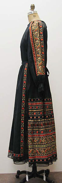 "Peasant", House of Lanvin (French, founded 1889), a-c) cotton, silk, metallic, French