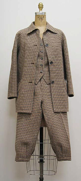 Ensemble, Hermès (French, founded 1837), a) wool, silk, plastic; b) wool, plastic; c) wool, silk; d) wool, silk, velcro; e) wool, French