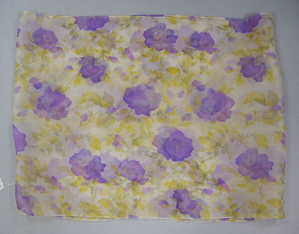 Ensemble, (a–d) Hubert de Givenchy (French, Beauvais 1927–2018 Paris), a-d) silk; e,f) silk, leather, French