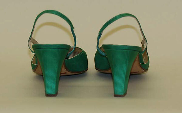 Ensemble, (a–c) Yves Saint Laurent (French, founded 1961), a) silk, synthetic; b) silk, cotton; c) silk, rhinestone, synthetic; d,e) silk, leather, French