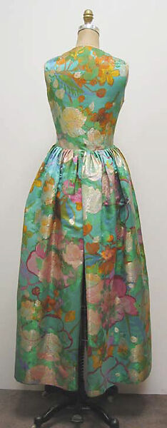 Ensemble, (a, b) Madame Grès (Germaine Émilie Krebs) (French, Paris 1903–1993 Var region), silk, metallic thread, French