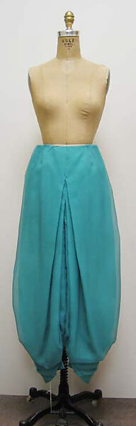 Ensemble, (a, b) Madame Grès (Germaine Émilie Krebs) (French, Paris 1903–1993 Var region), silk, metallic thread, French