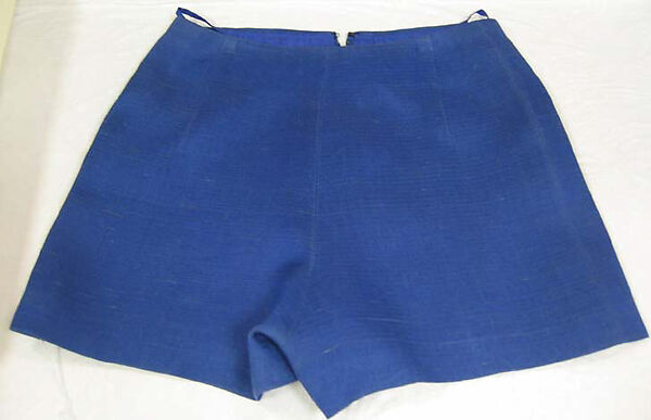 Ensemble, (a–c) Madame Grès (Germaine Émilie Krebs) (French, Paris 1903–1993 Var region), a) silk, metallic, shell, plastic, metal, straw; b,c) silk; d,e) silk, leather, French