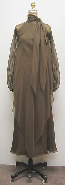 Ensemble, (a, b) Yves Saint Laurent (French, founded 1961), a,b) silk; c,d) leather, French