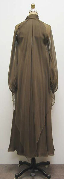 Ensemble, (a, b) Yves Saint Laurent (French, founded 1961), a,b) silk; c,d) leather, French