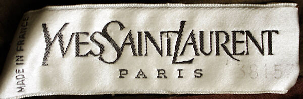 Ensemble, (a, b) Yves Saint Laurent (French, founded 1961), a,b) silk; c,d) leather, French