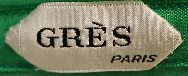 Ensemble, (a, b) Madame Grès (Germaine Émilie Krebs) (French, Paris 1903–1993 Var region), a) silk, metal, faux pearl, glass, rhinestone, cotton; b) silk; c,d) silk, leather, French