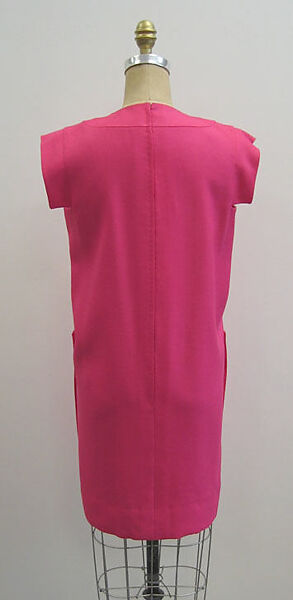Dress, Philippe Venet (French, born 1929), linen, synthetic, French