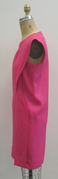 Dress, Philippe Venet (French, born 1929), linen, synthetic, French