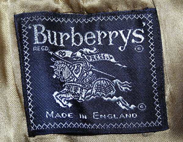 Trench coat, Burberry (British, founded 1856), a) cotton, silk, plastic; b) wool, silk; c) cotton, leather; d,e) cotton; f) cotton, silk, British