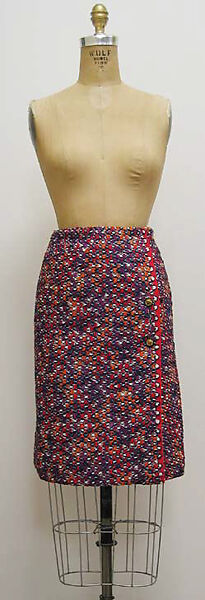 Suit, House of Chanel (French, founded 1910), a, f) mohair, silk, cotton; b–e) cotton, French