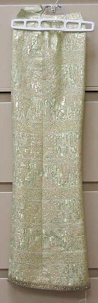 Ensemble, Yves Saint Laurent (French, founded 1961), a,b) silk, metallic thread, rhinestone; b) silk, metallic thread, French