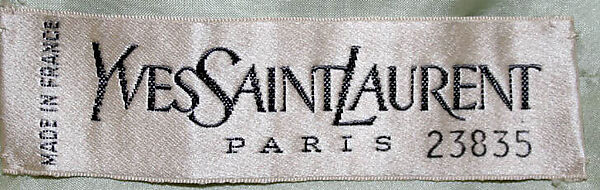 Ensemble, Yves Saint Laurent (French, founded 1961), a,b) silk, metallic thread, rhinestone; b) silk, metallic thread, French