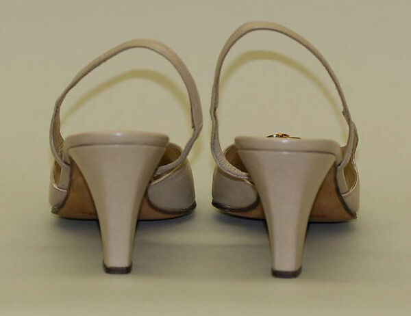 Shoes, House of Chanel (French, founded 1910), a,b) leather, metal, French