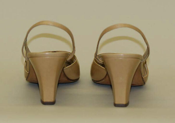 Shoes, House of Chanel (French, founded 1910), a,b) leather, silk, French
