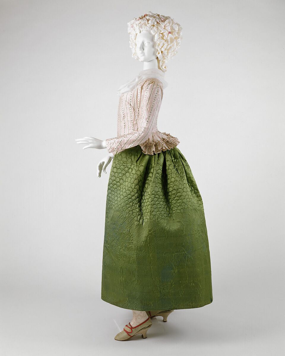 Petticoat, silk, French 