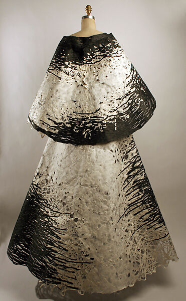 Dress, Yumi Katsura International Co., Ltd. (Japanese), a) paper, synthetic; b) paper, synthetic, silk; c, d) synthetic, Japanese