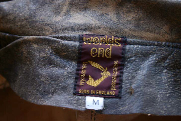 Jacket, Vivienne Westwood (British, 1941–2022), leather, plastic, British