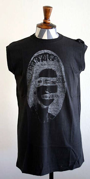 "God Save The Queen" T-shirt, Vivienne Westwood (British, 1941–2022), cotton, British