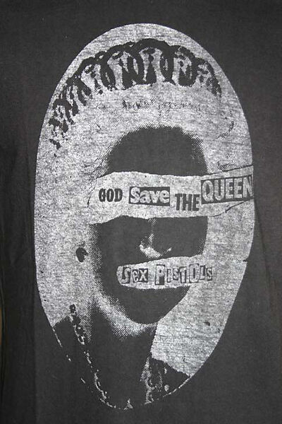 "God Save The Queen" T-shirt, Vivienne Westwood (British, 1941–2022), cotton, British