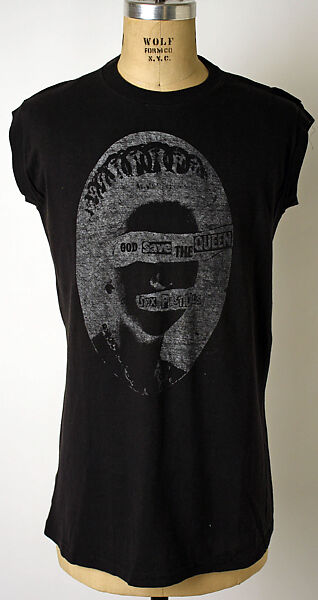 "God Save The Queen" T-shirt, Vivienne Westwood (British, 1941–2022), cotton, British 
