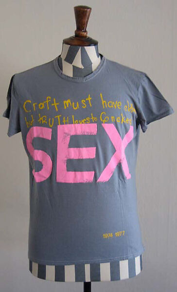 "SEX Craft must have clothes", Vivienne Westwood (British, founded 1971), cotton, British