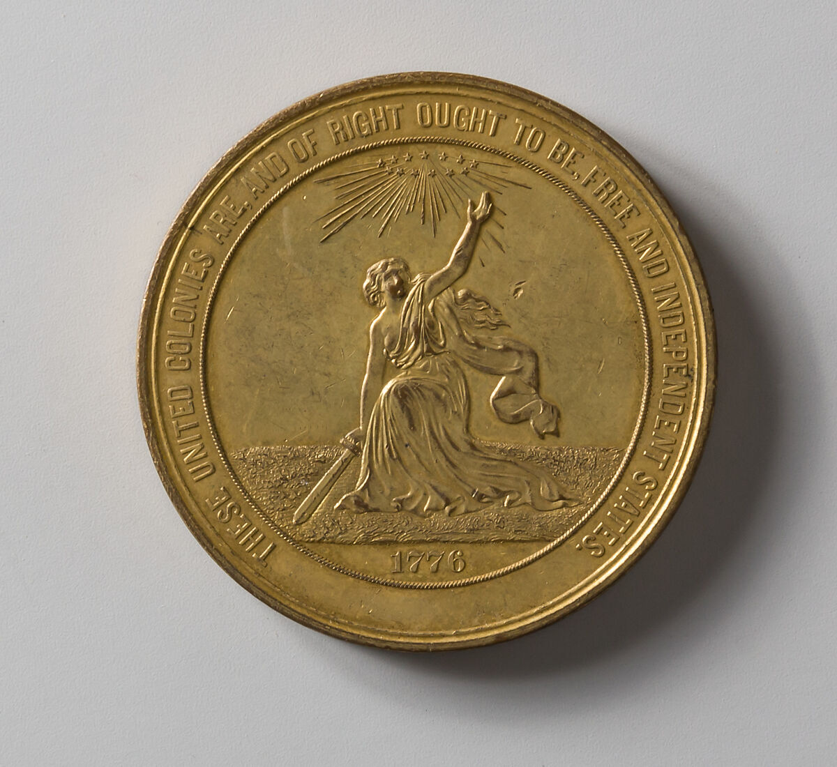 Philadelphia Centennial Exhibition, William Barber (1807–1879), Bronze and gold leaf, American