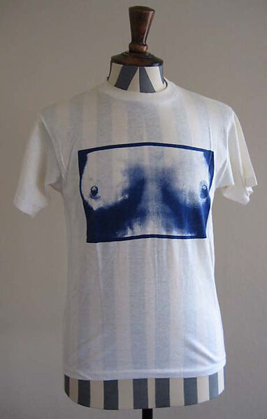 "Tits" T-shirt, Vivienne Westwood (British, 1941–2022), cotton, British