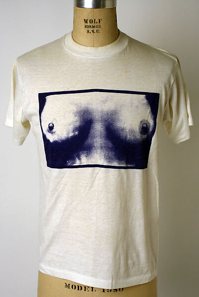 "Tits" T-shirt, Vivienne Westwood (British, 1941–2022), cotton, British 