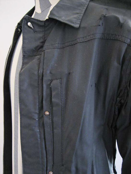 Jacket, Vivienne Westwood (British, 1941–2022), cotton, rubber, metal, British