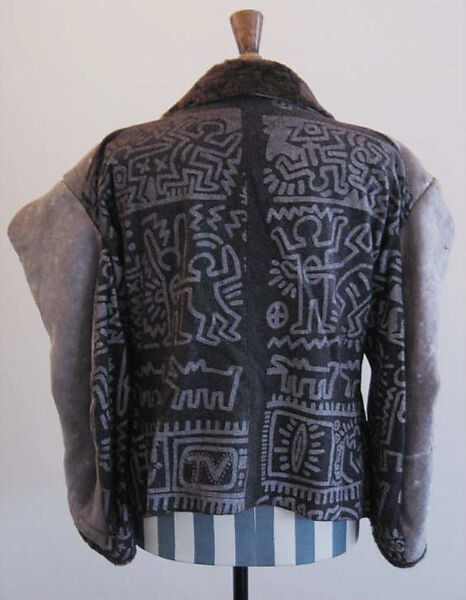 Ensemble, Vivienne Westwood (British, 1941–2022), a) wool, cotton, leather, horn; b) wool, plastic; c) wool, British