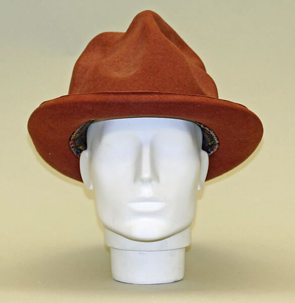 Ensemble, Vivienne Westwood (British, 1941–2022), a) wool, cotton, leather, horn; b) wool, plastic; c) wool, British