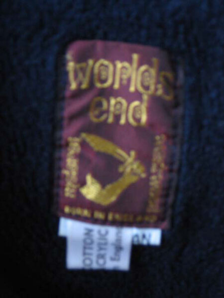 Ensemble, Vivienne Westwood (British, 1941–2022), a,b) cotton, synthetic, plastic; c) wool; d) leather, metal, British