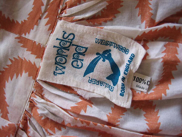 "Pirate", Vivienne Westwood (British, 1941–2022), cotton, British