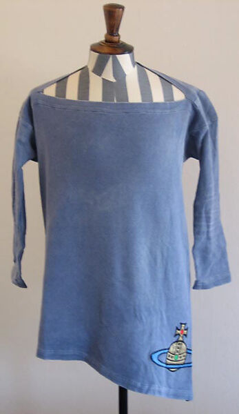 T-shirt, Vivienne Westwood (British, founded 1971), cotton, synthetic, metallic, British