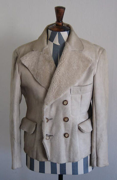 Coat, Vivienne Westwood (British, 1941–2022), leather, plastic, British 