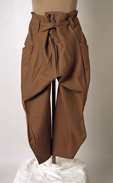 Suit, Vivienne Westwood (British, 1941–2022), a) wool, cotton, plastic; b) wool, plastic, metal; c) linen, British