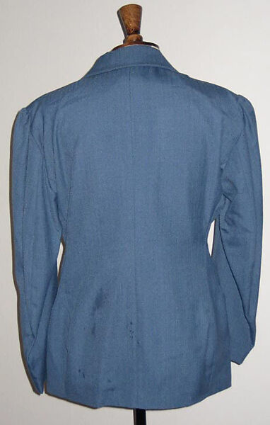 Suit, Vivienne Westwood (British, 1941–2022), a) wool, cotton, plastic; b) wool, metal, plastic, British