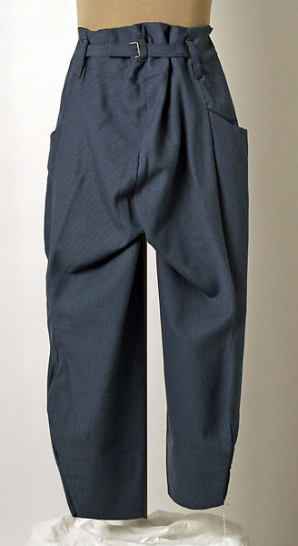 Suit, Vivienne Westwood (British, 1941–2022), a) wool, cotton, plastic; b) wool, metal, plastic, British