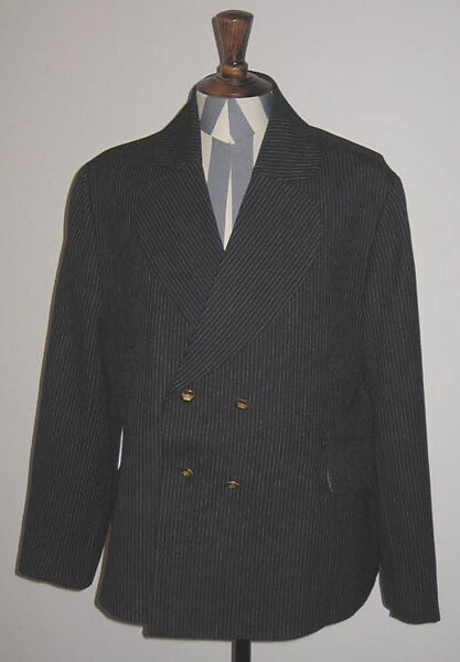 Suit, Vivienne Westwood (British, founded 1971), a, b) wool, synthetic, metal, plastic, British