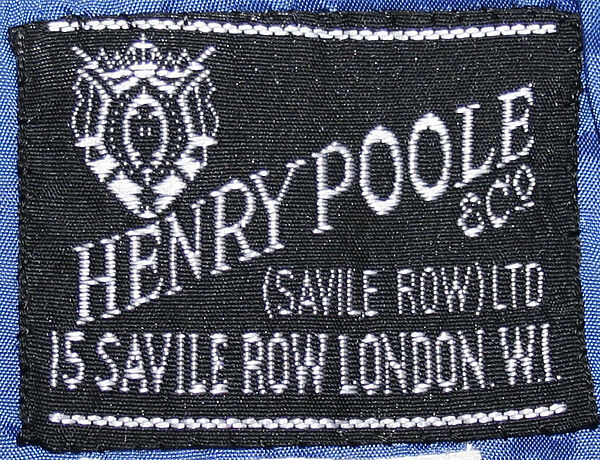 Suit, Henry Poole &amp; Co. (British, founded 1806), a,b) wool, silk, plastic; c) wool, silk, plastic, cotton, linen, British