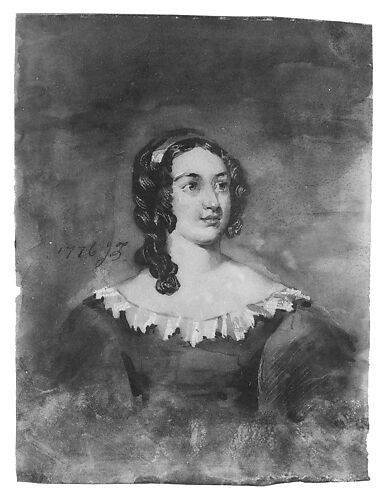 Portrait of a Woman; Possibly Mrs. Hattie Laroox