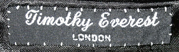 Ensemble, Timothy Everest (British), a, b) wool, silk, linen, plastic; c) wool; d) cotton; e) silk; f,g) metal, enamel, British